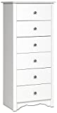 PREPAC White Monterey Tall 6 Drawer Chest