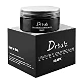 Leather Recoloring Balm, Leather Conditioner Color Restorer Leather Repair Kits for Furniture Vinyl Sofa, Purse, Shoes, Car Seats, Repair Leather Color on Faded & Scratched Leather Couches (Black)