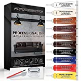 Vinyl and Leather Repair Kit for Couches | PU Leather Leather Repair Paint Gel for Sofa, Jacket, Furniture, Car Seats, Purse. Perfect Color Matching | Super Easy Instructions