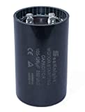 BlueNatHxRPR 105-126 MFD (uF) Motor Start Capacitor Compatible for Franklin Control Box 2823008110, 2823018110, 2801084915, 2823018310, 2823508110 1.0 1.5 and 2 HP Well Pump and Others