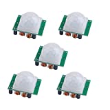 Stemedu HC-SR501 PIR Sensor Infrared IR Body Motion Module for Arduino Raspberry Pi(Pack of 5pcs)