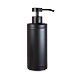 Zegeon Matte Black Soap Dispenser, Stainless Steel Metal Pump,Hand Sanitizer,Countertop Lotion Bottle for Bathroom,Bedroom and Kitchen,10oz/300ml