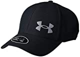 Under Armour Men's Iso-Chill Armourvent Fitted Baseball Cap , Black (001)/Pitch Gray , X-Large/XX-Large