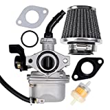 Motofoal PZ19 Carburetor for TaoTao Baja 50cc 70cc 90cc 110cc 125cc Replacement for Honda CRF ATV Dirt Bike Go Kart with 35mm Air Filter