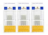 3 Pack DMC Size 26 Cross Stitch Needles (Total 18 Needles) - New Package