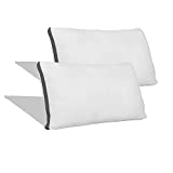 Coop Home Goods - Zippered, Waterproof Pillow Protector for Memory Foam Pillows - Pack of 2 Queen Pillow Covers - Oeko-Tex Certified Breathable, Machine Washable Soft Fabric - Queen Size (20 x 30)
