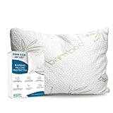Supersoft Bamboo Pillow Protectors - Zippered Pillow case Protector for King Size Pillows - (2 Pack King 20" x 35")