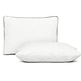 Coop Home Goods - Toddler Pillow (14x19) and White Pillow Protector - Premium Cross-Cut Memory Foam - Soft Lulltra Washable Cover from Bamboo Derived Rayon - CertiPUR-US/GREENGUARD Gold Certified