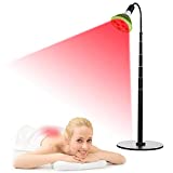 36W LED Red Light Therapy,27"-75"Height Adjustment,Red 660nm and Near Infrared 850nm,for Desktop or Floor Standing(Not Heat Bulb)