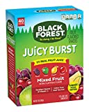 Black Forest Juicy Burst Fruit Snacks, Mixed Fruit, 0.8 Ounce Pouches (40 Count)