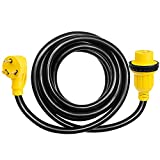 Iron Forge Cable 30 Amp RV Extension Cord 15 Ft - 10/3 STW TT-30P to NEMA L5-30R 125v RV Power Cord
