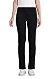 Lands' End Women s Starfish Slim Leg Pants Black Regular Small