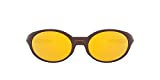Oakley Men's OO9438 Eye Jacket Redux Rectangular Sunglasses, Corten/Prizm k Polarized, 58 mm