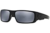 Oakley Crankshaft Polarized Sunglasses-Matte Black/Black Iridium