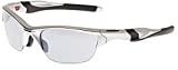 Oakley Men's OO9153 Half Jacket 2.0 Asian Fit Polarized Rectangular Sunglasses, Silver/Slate Iridium, 62 mm