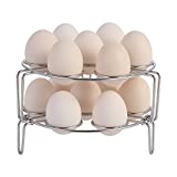 Aozita Stackable Egg Steamer Rack Trivet for Instant Pot Accessories