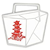 PinMart Chinese Food Take Out Container Box Culinary Enamel Lapel Pin