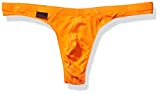 Jack Adams Men's Bikini Thong, Orange, Small
