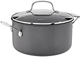 Cuisinart 644-24 Chef's Classic Nonstick Hard-Anodized 6-Quart Stockpot with Lid,Black