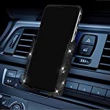 Bling Car Phone Holder, SUNCARACCL 360 Degrees Adjustable Crystal Auto Car Mount Phone Holder for Dashboard,Windshield and Air Vent