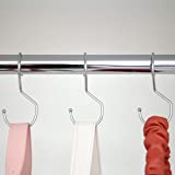 Purse Organizer for Closet - 6 Bag Hooks - Silver - Purse Hangers for Closet with Unique Twisted Hook Design which Saves Space - Your Handbags Will Look Great in Your Closet