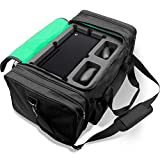 CASEMATIX Protective Travel Case Compatible with Xbox Series X & S Console, Controllers, Games and Other Accessories - Impact-Absorbing Foam Carrying Case with Customized Interior & Shoulder Strap