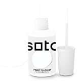 soto White Paint Touch Up, Multi-Surface, Satin Finish (No. 01 Perfect White) - 1.5 Ounces/45 Milliliters of Scratch Repair for Furniture, Walls, Cabinets, Trim, Doors, Indoor/Outdoor