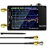 AURSINC NanoVNA Vector Network Analyzer 10KHz -1.5GHz V3.4 HF VHF UHF Antenna Analyzer Measuring S Parameters, Voltage Standing Wave Ratio, Phase, Delay, Smith Chart with 2.8'' Touchscreen