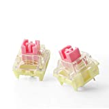 TTC 3 pin 37g Gold Pink Waterproof Dustproof Cover SMD Switches for MX Mechanical Keyboard (65 pcs)