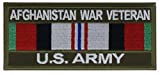 USA Army Afghan Ribbon Afghanistan War Veteran 4" Hat Patch IVANP1262 F1D10OO