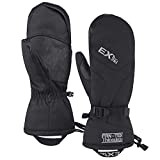 EXski Warm Ski Mittens for Men Women, Waterproof Thermal 3M Thinsulate Winter Gloves for Extreme Cold Weather Snowboarding Snowmobiling