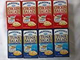 Brunswick Tuna Salad & Chicken Salad With Crackers Ready to Eat Snack Kit 3.0 oz Each (8 ct)