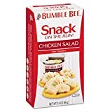 BUMBLE BEE Snack on the Run! Chicken Salad with Crackers (Pack of 12 / 3.5 oz kit)