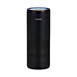 HoMedics TotalClean 4-in-1 Portable Air Purifier, Small Spaces, Removes Bacteria, Allergens, Dust, Germs, 360- Degree HEPA-Type Filter, UV-C Light Technology, Activated Carbon Reduces Odors (Black)