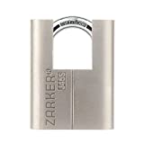 [ZARKER J45S] keyed Padlock - Stainless Steel Shackle Lock,Container storages, Warehouses, Vehicles Outside, or etc, Suitable for Places Have Bad Condition of Weather - 1 Pack