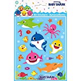 Unique Baby Shark Sticker Sheets - 4 Pcs