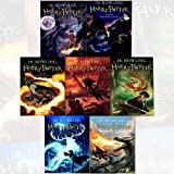 J.K. Rowling Harry Potter Collection 7 Books Bundle (Philosopher's Stone,Chamber of Secrets,Prisoner of Azkaban,Goblet of Fire,Order of the Phoenix,Half-Blood Prince,Deathly Hallows)