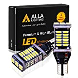 Alla Lighting 912 921 LED Reverse Lights Bulbs, 6000K Xenon White CANBUS T10 T15 906 W16W 921K 922 Back-up, Cargo Lights Replacement, Extremely Super Bright 4014 30-SMD