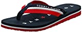 Tommy Hilfiger Women's Tommy Loves NY Beach Sandal Flip Flop Midnight-Midnight-4
