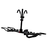 KAC Overdrive Sports K2 2” Hitch Mounted Rack 2-Bike Platform Style Carrier for Standard, Fat Tire, and Electric Bicycles – 60 lbs/Bike Heavy Weight Capacity – Smart Tilting – RV Use Prohibited