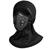 ROCKBROS Ski Mask Balaclava Winter Mask for Men Baclava Cold Weather Thermal Masks Cycling Black