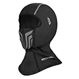 ROCKBROS Winter Balaclava Ski Mask for Men Windproof Fleece Black Ski Mask Balaclava for Cycling Motorcycle Mask