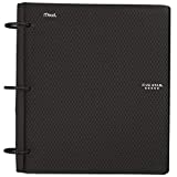 Five Star Flex Refillable Notebook + Study App, College Ruled Paper, 1 Inch TechLock Rings, Pockets, Tabs and Dividers, 200 Sheet Capacity, Black (29328AA2)