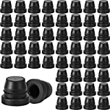 60 Pieces Brake Bleeder Screw Cap Grease Fitting Cap Rubber Dust Cover for Cars and Motorcycles