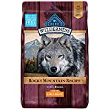 Blue Wilderness High Protein Food For Dogs, Rocky Mountain Recipe with Bison, ADULT Large, 22 lbs