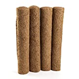 4 Rolls Coconut Coir Liner Sheet Coco Plant Fiber Roll, Coconut Palm Mat, Coconut Fiber, Gardening, 16x40inch (16x40 inch)