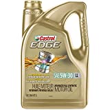 Castrol Edge 5W-30 LL Advanced Full Synthetic Motor Oil, 5 Quarts