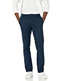 Amazon Brand - Goodthreads Men's Slim-Fit Wrinkle-Free Comfort Stretch Dress Chino Pant, Navy Houndstooth, 36W x 34L