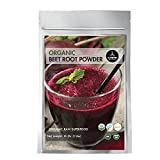 Organic Beet Root Powder (1 lb) by Naturevibe Botanicals, Raw & Non-GMO | Nitric Oxide Booster | Boost Stamina and Increases Energy [Packaging May Vary]