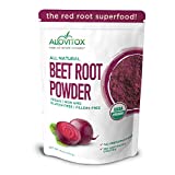Alovitox Beet Root Powder | 100% Pure, Fresh & USDA Organic Beetroot Extract Powder | Nitric Oxide Superfood | Vegan, Non - GMO & Gluten-Free | Support Energised and Effective Workout Session 16 oz